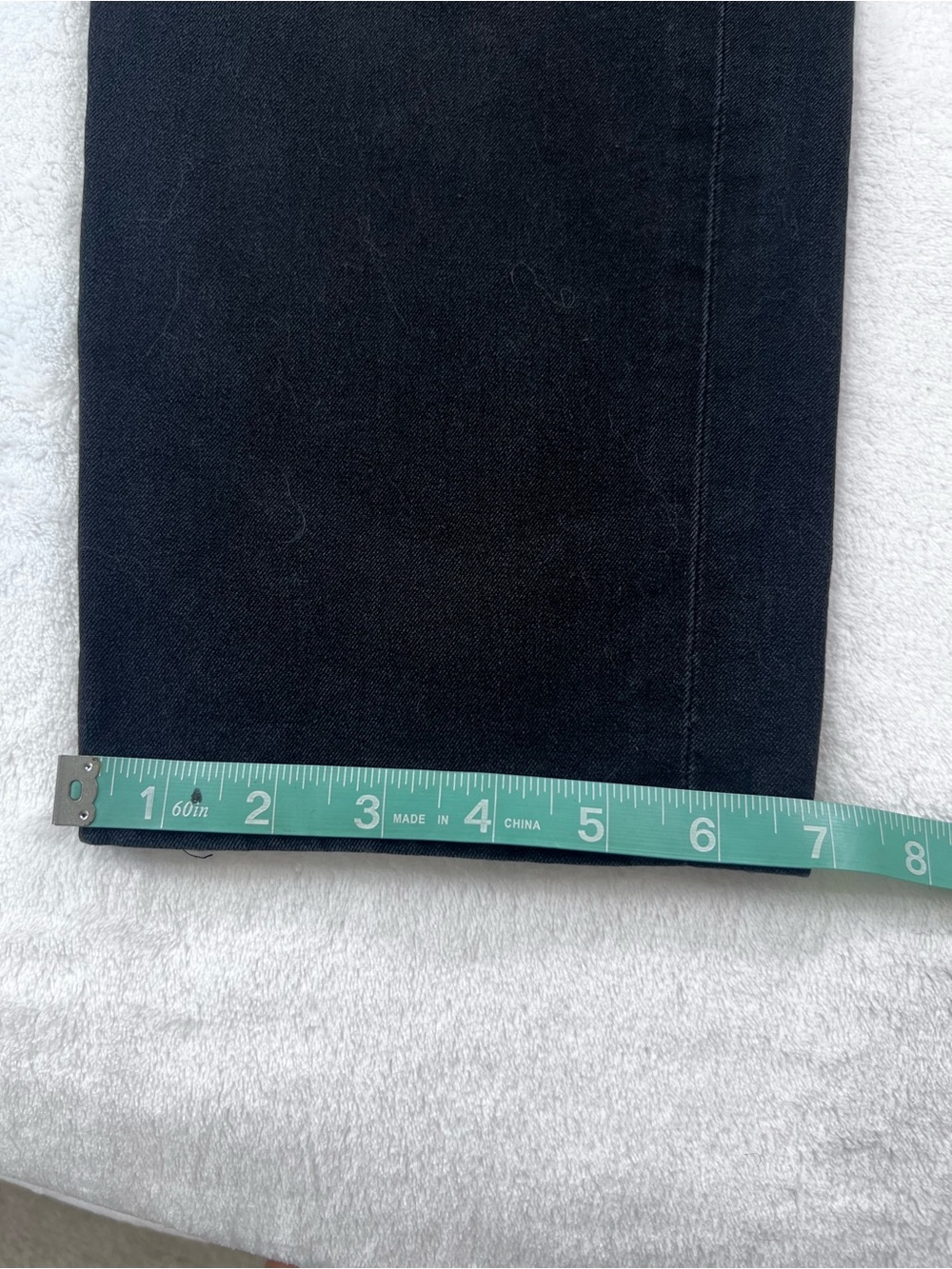 Lauren Jeans Co. Ralph Lauren Black Straight Leg Stretch Jeans Size 8 - Picture 5 of 9